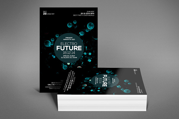 Minimal Abstract Flyer in Flyer Templates - product preview 3