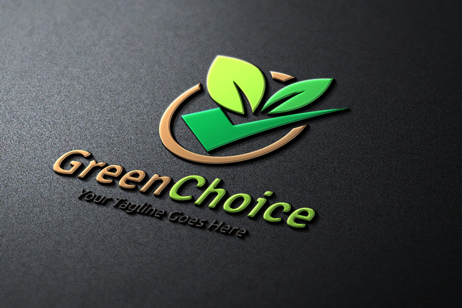 Green Choice in Logo Templates - product preview 8