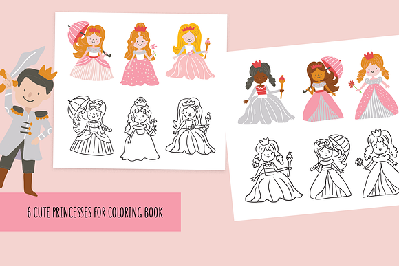 Fairy Tale Cliparts+Patterns & More in Illustrations - product preview 2
