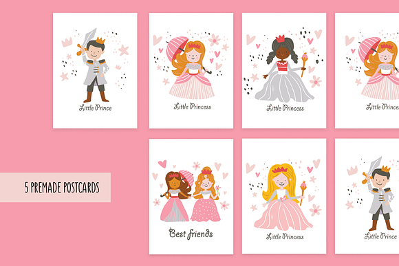 Fairy Tale Cliparts+Patterns & More in Illustrations - product preview 3