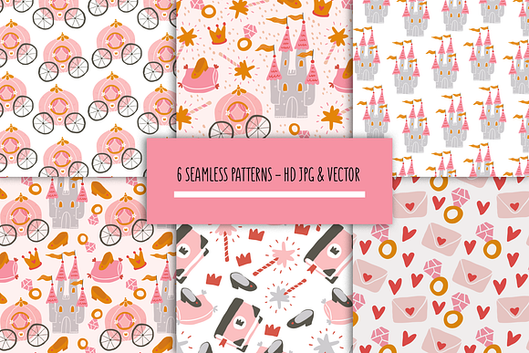Fairy Tale Cliparts+Patterns & More in Illustrations - product preview 4