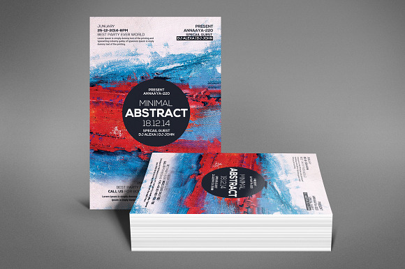 Minimal Abstract Flyer in Flyer Templates - product preview 3