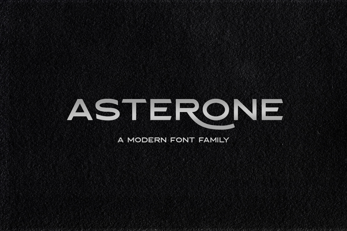Asterone - Modern Font Family in Display Fonts - product preview 8