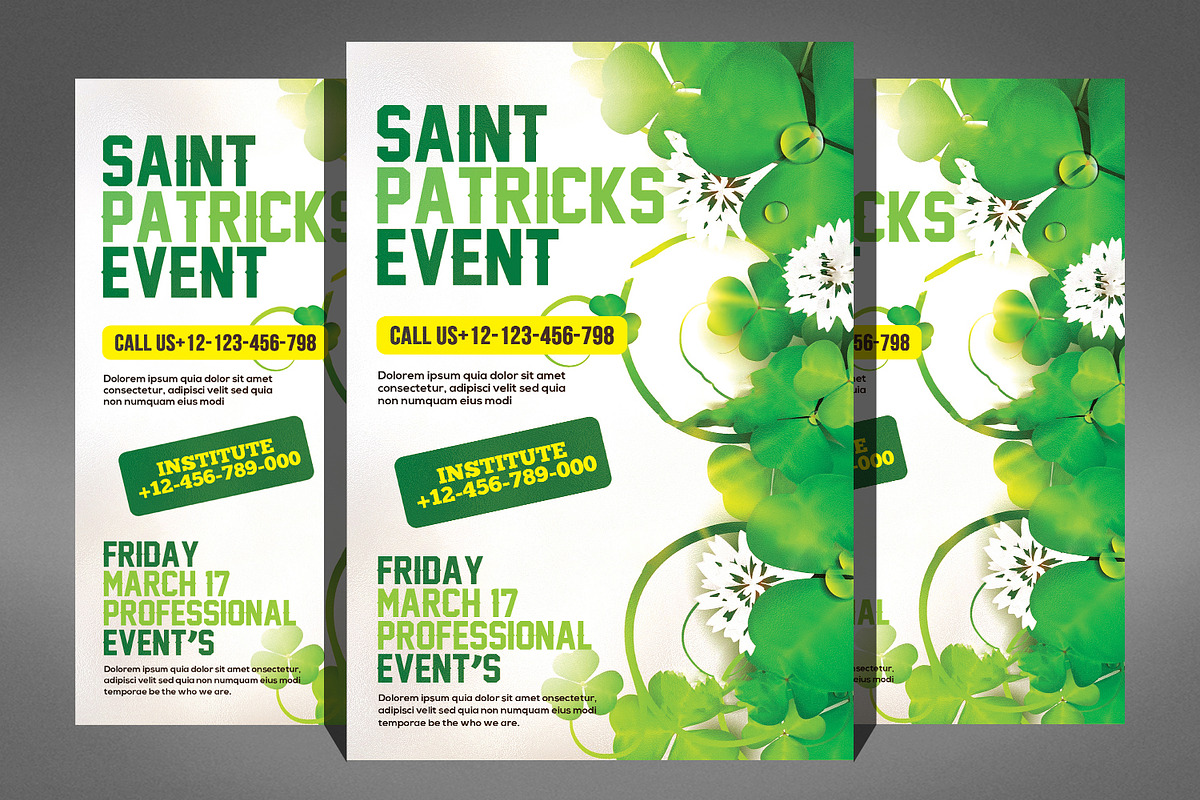 Saint Patricks Day Party Flyer in Invitation Templates - product preview 8
