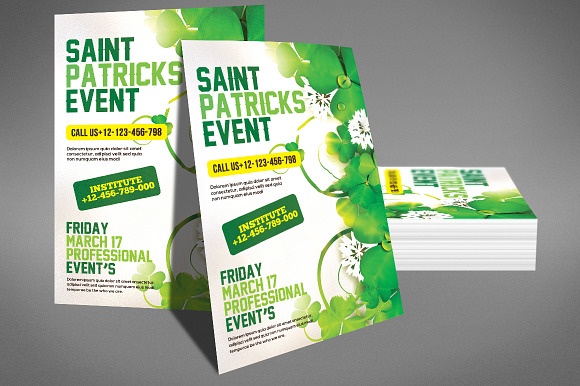 Saint Patricks Day Party Flyer in Invitation Templates - product preview 1