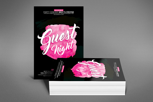 Special Guest Night Flyer in Flyer Templates - product preview 3