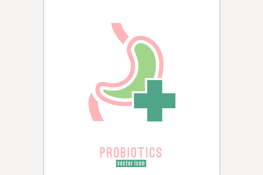 Lactobacillus Probiotics Icon in Icons - product preview 8