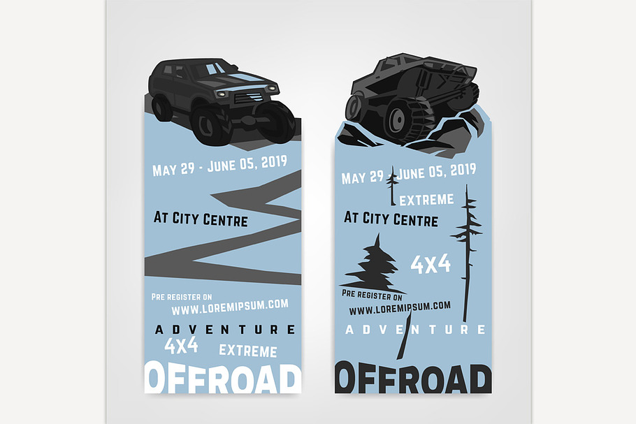 Off-road banner image in Illustrations - product preview 8
