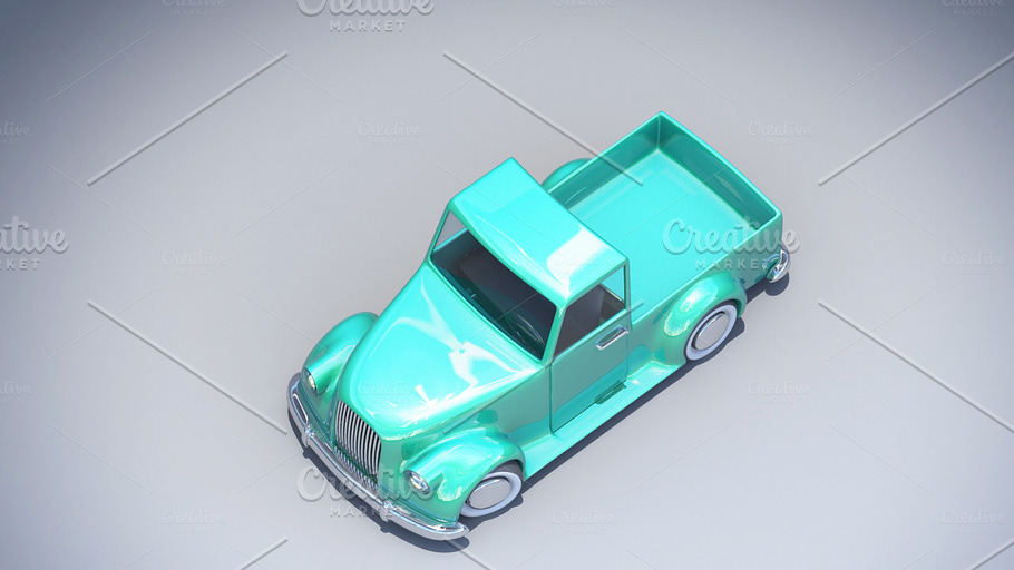 Toycar PickUp in Vehicles - product preview 4