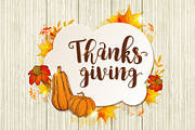 Greeting Card for Thanksgiving Day