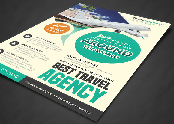Holiday Travel Flyer in Flyer Templates - product preview 1