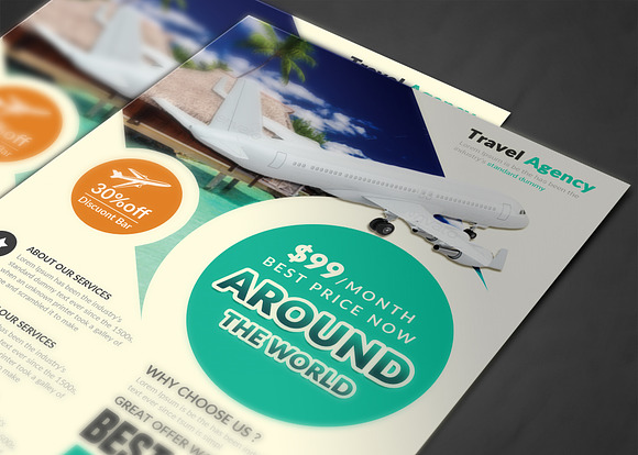 Holiday Travel Flyer in Flyer Templates - product preview 3