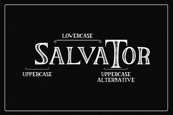 The Salvator - Vintage Font Package in Serif Fonts - product preview 2