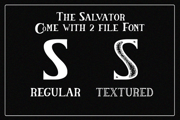 The Salvator - Vintage Font Package in Serif Fonts - product preview 9