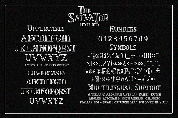 The Salvator - Vintage Font Package in Serif Fonts - product preview 11