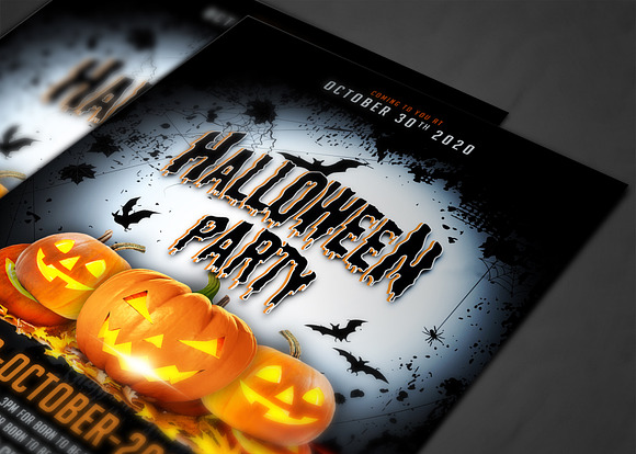 Halloween Party Flyer in Invitation Templates - product preview 3