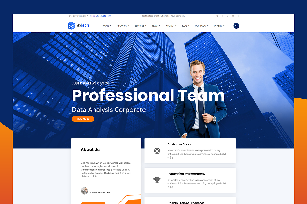 Exleon - Business WordPress Theme in WordPress Business Themes - product preview 8