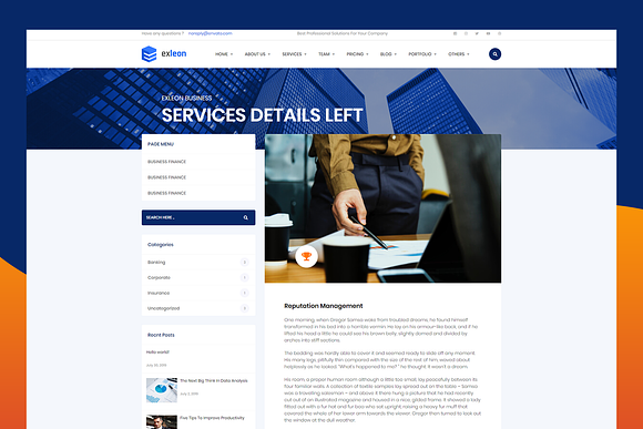 Exleon - Business WordPress Theme in WordPress Business Themes - product preview 3