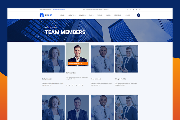 Exleon - Business WordPress Theme in WordPress Business Themes - product preview 7