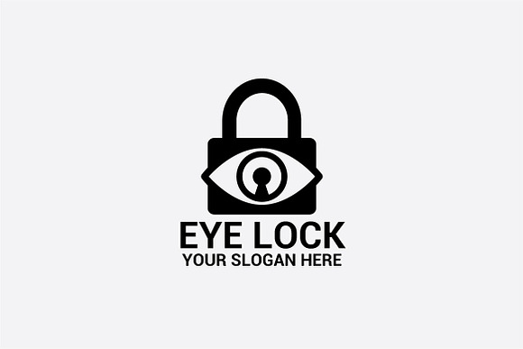 EYE LOCK LOGO in Logo Templates - product preview 1