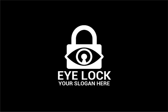 EYE LOCK LOGO in Logo Templates - product preview 2