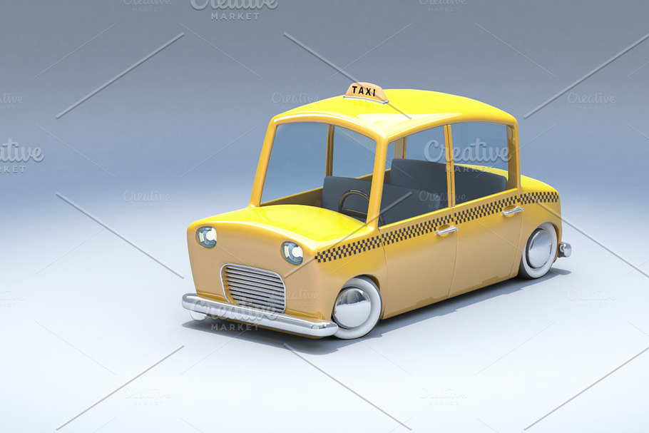Toycar Taxi in Vehicles - product preview 8