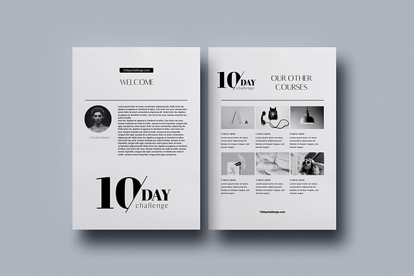 Challenge / Course Canva lead magnet in Magazine Templates - product preview 7