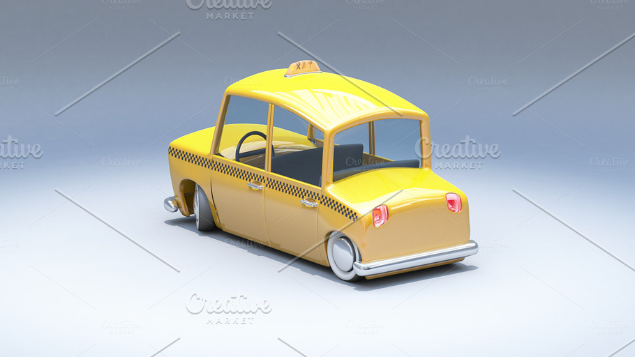 Toycar Taxi in Vehicles - product preview 3
