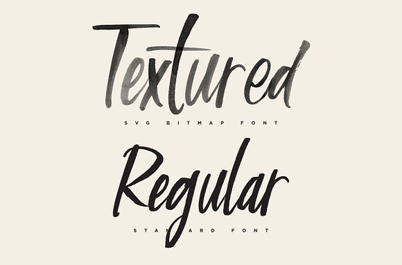 Calisatt - Brush SVG Texture Font in Script Fonts - product preview 8