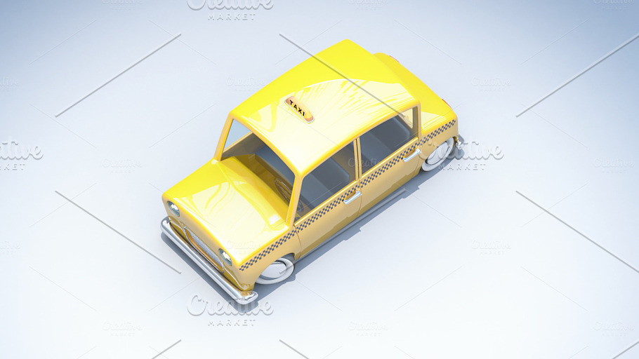 Toycar Taxi in Vehicles - product preview 4