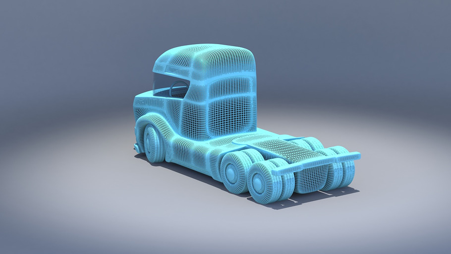 Toycar truck in Vehicles - product preview 6