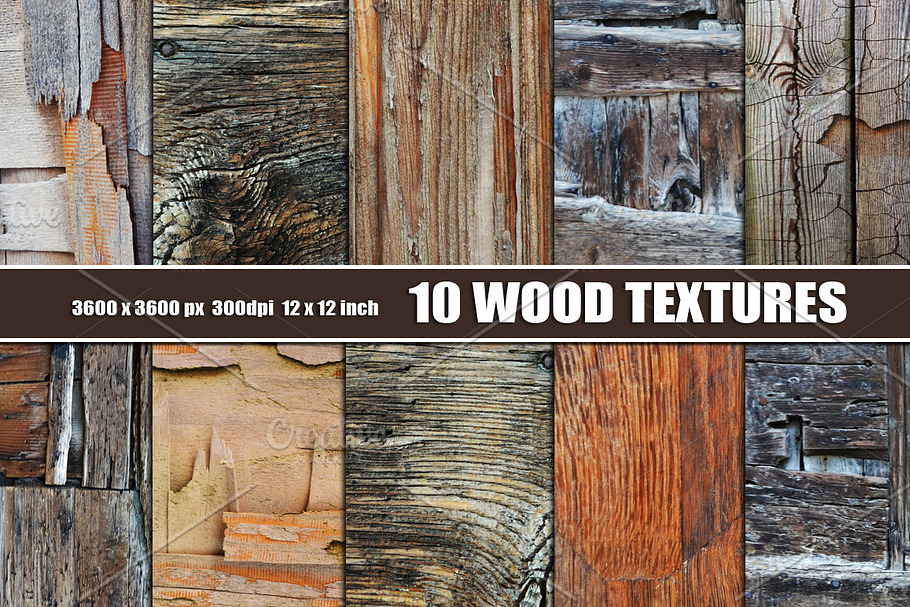 Old Distressed Wood textures in Textures - product preview 8