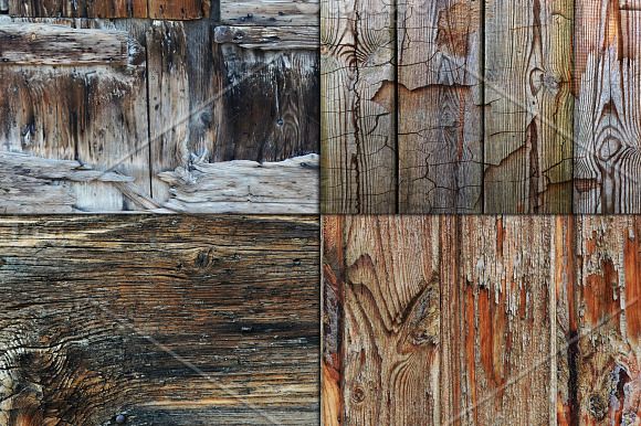 Old Distressed Wood textures in Textures - product preview 1