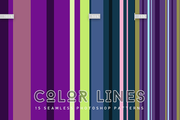 Color Lines in Patterns - product preview 1