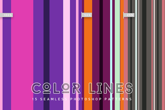 Color Lines in Patterns - product preview 2