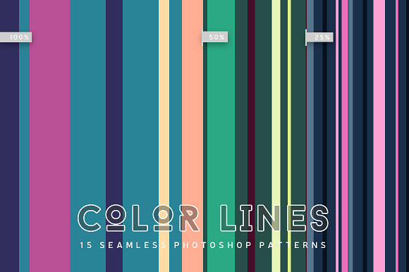 Color Lines in Patterns - product preview 3