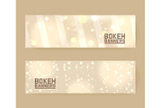 Abstract bokeh lights with soft