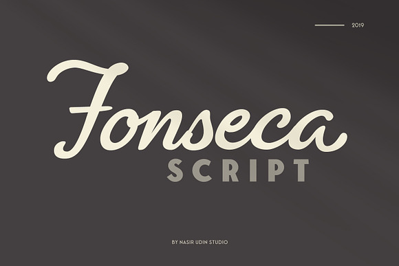 Fonseca Script in Script Fonts - product preview 8