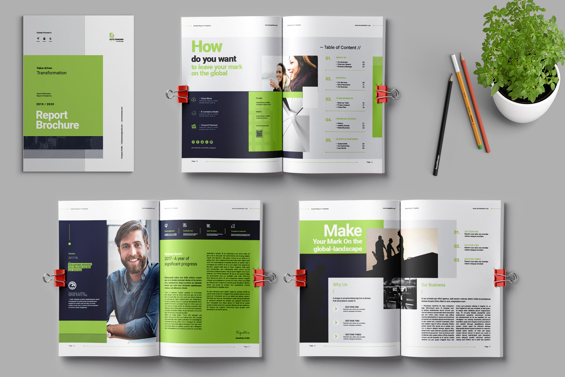 Annual Report  Creative Daddy With Chairmans Annual Report Template