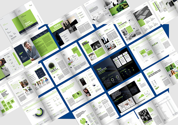 Annual Report in Brochure Templates - product preview 1
