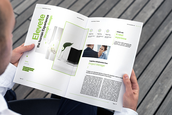 Annual Report in Brochure Templates - product preview 11