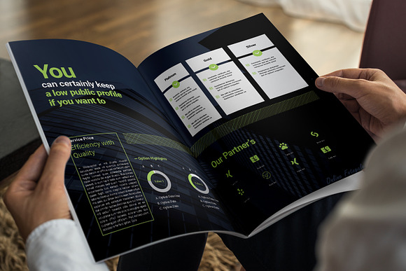 Annual Report in Brochure Templates - product preview 14