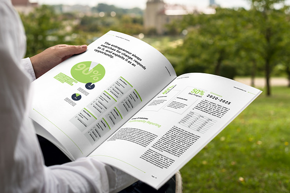 Annual Report in Brochure Templates - product preview 16