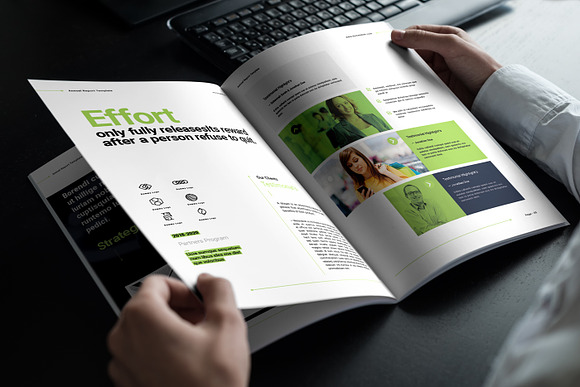 Annual Report in Brochure Templates - product preview 18