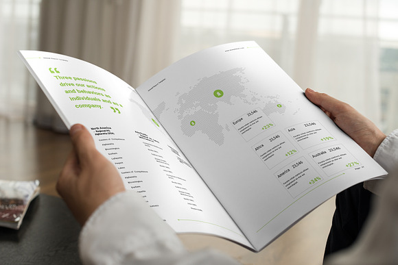 Annual Report in Brochure Templates - product preview 19