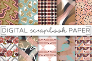 Abstract Fall Autumn Paper Bundle