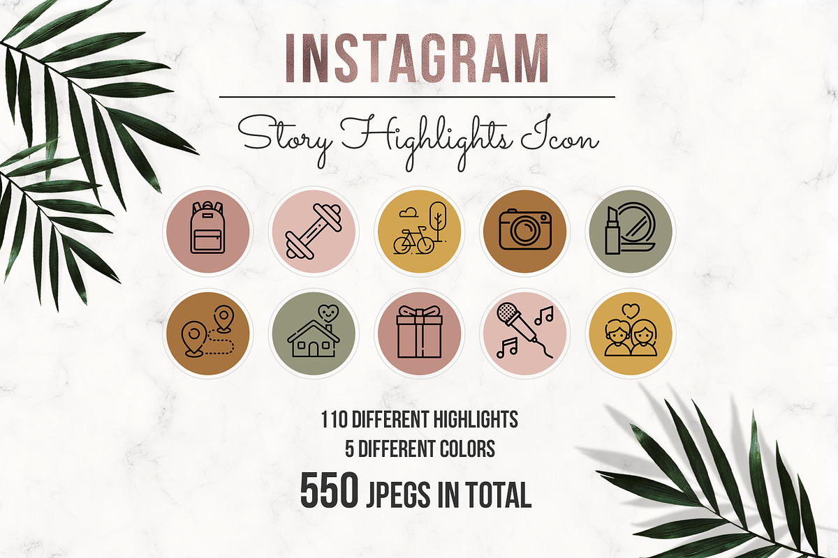 Instagram Story Highlight Icons in Instagram Templates - product preview 8