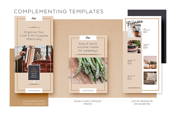 BOTANICA 30 Pinterest Templates in Pinterest Templates - product preview 5