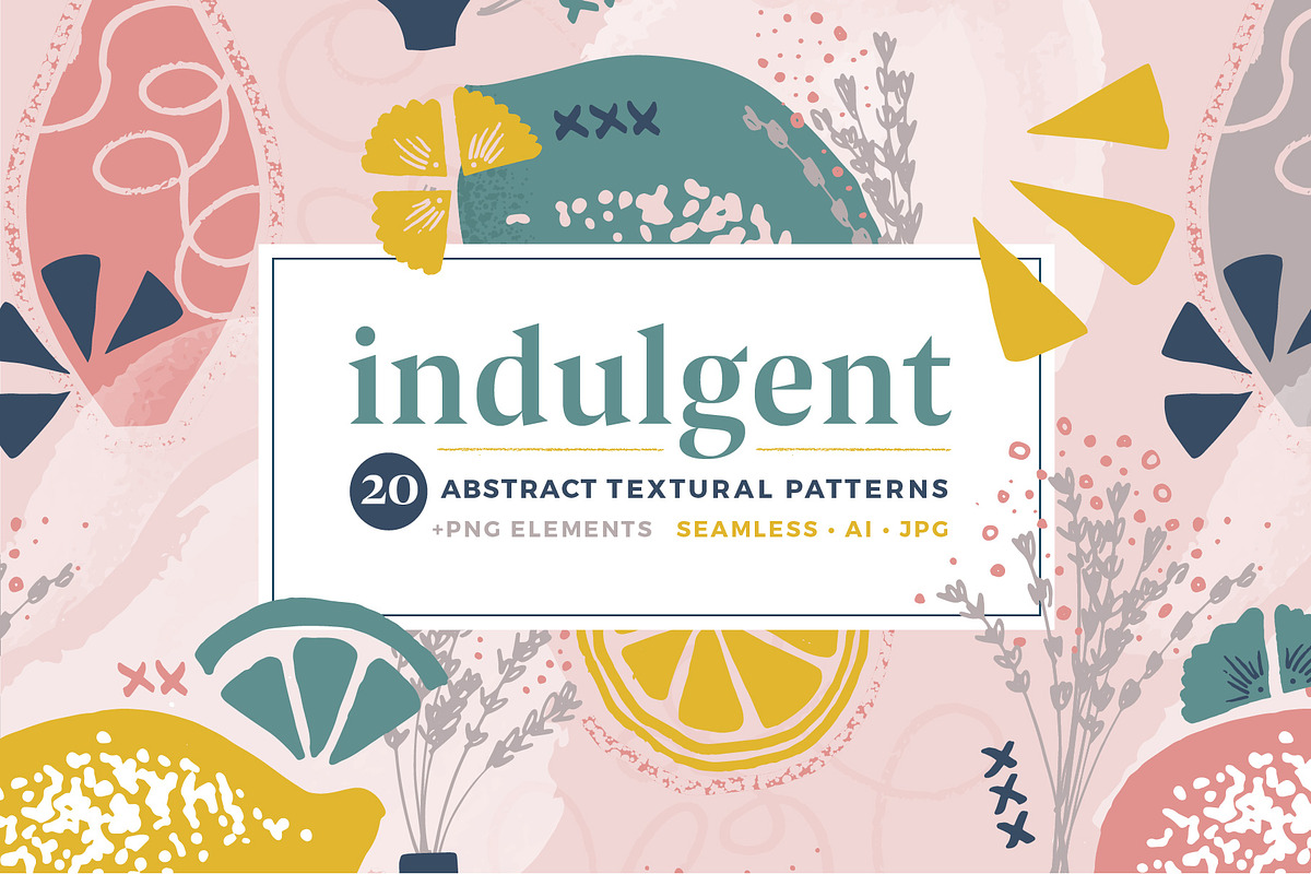 Indulgent: Abstract Collage Patterns in Patterns - product preview 8