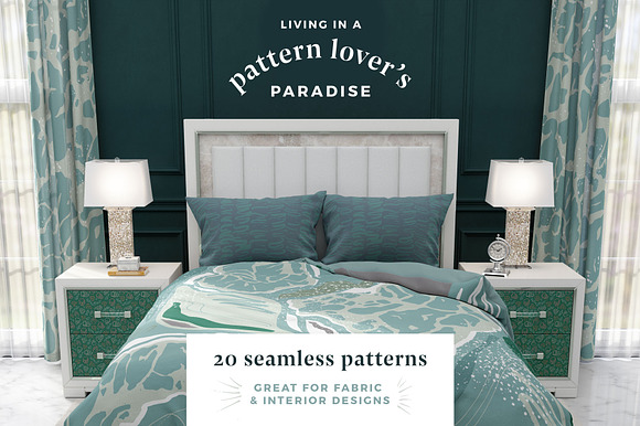 Indulgent: Abstract Collage Patterns in Patterns - product preview 2